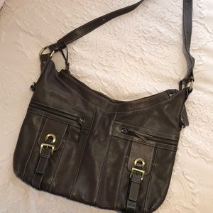 Brown Leather Crossbody